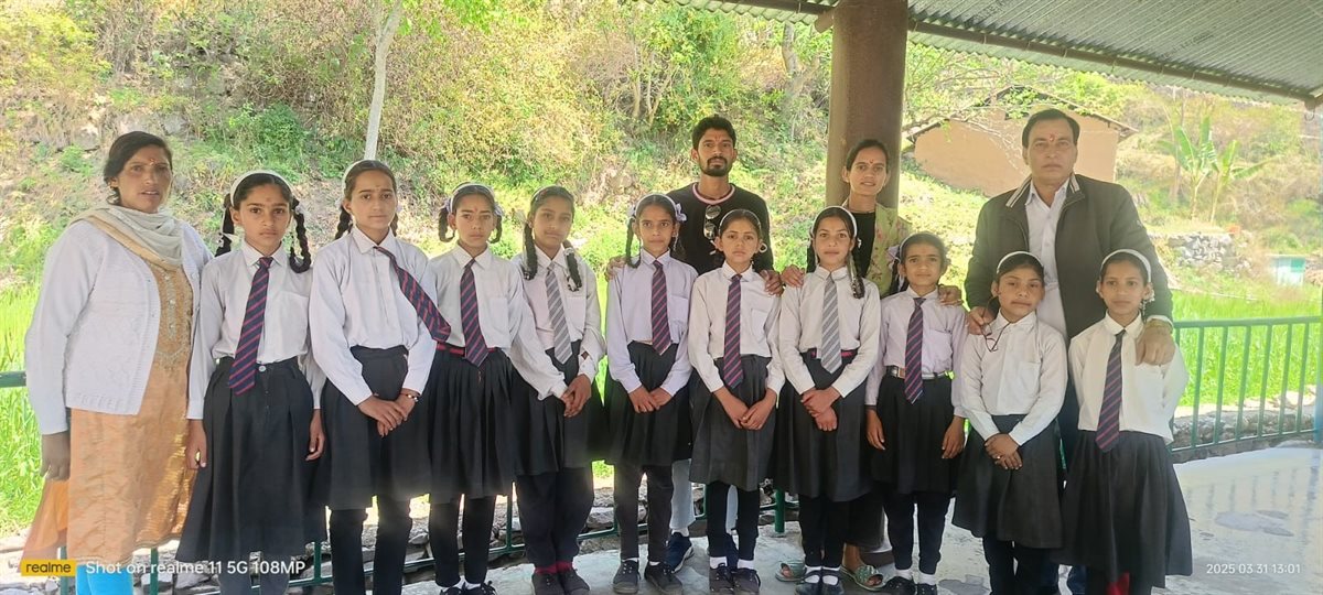 Children performing during a school celebration
