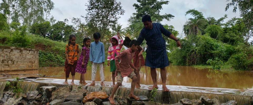 A field visit as part of the fellowship work